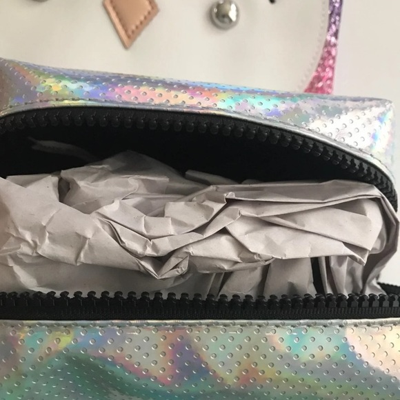 NWT Set of 2 Muticolored Rainbow Bags - Picture 8 of 10